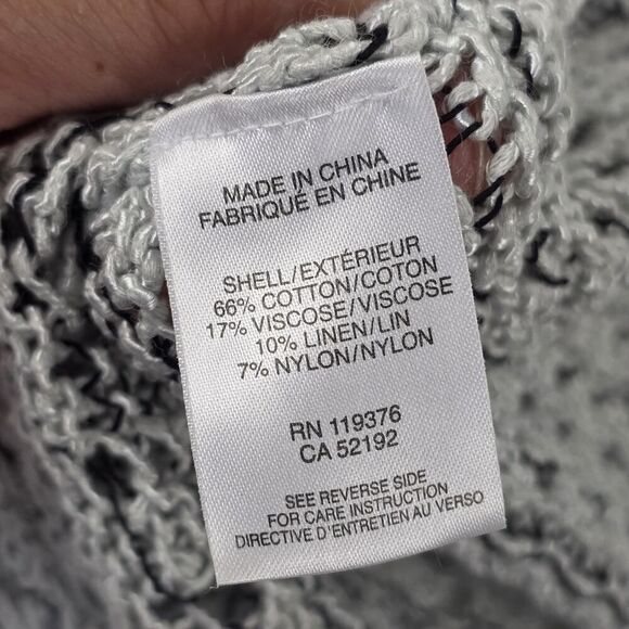 Helmut Lang Italian Yarn Crochet Sweater Size Small Bohemian - Picture 11 of 13